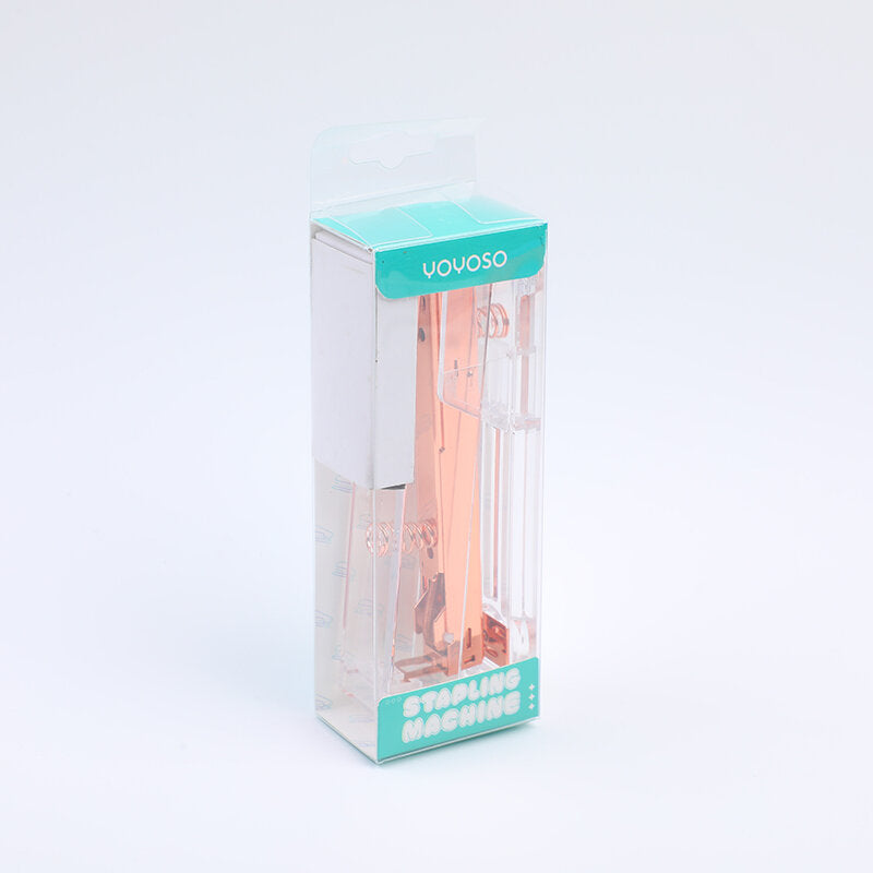 Spillatrice trasparente in acrilico con 1000 punti metallici - oro rosa