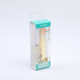 Spillatrice trasparente acrilica con 1000 punti metallici-oro