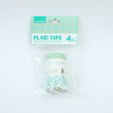 Nastro a quadri al limone e vaniglia 4 pezzi