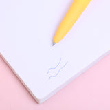 Penna gel con testa grande a forma di artiglio di gatto fortunato-nera