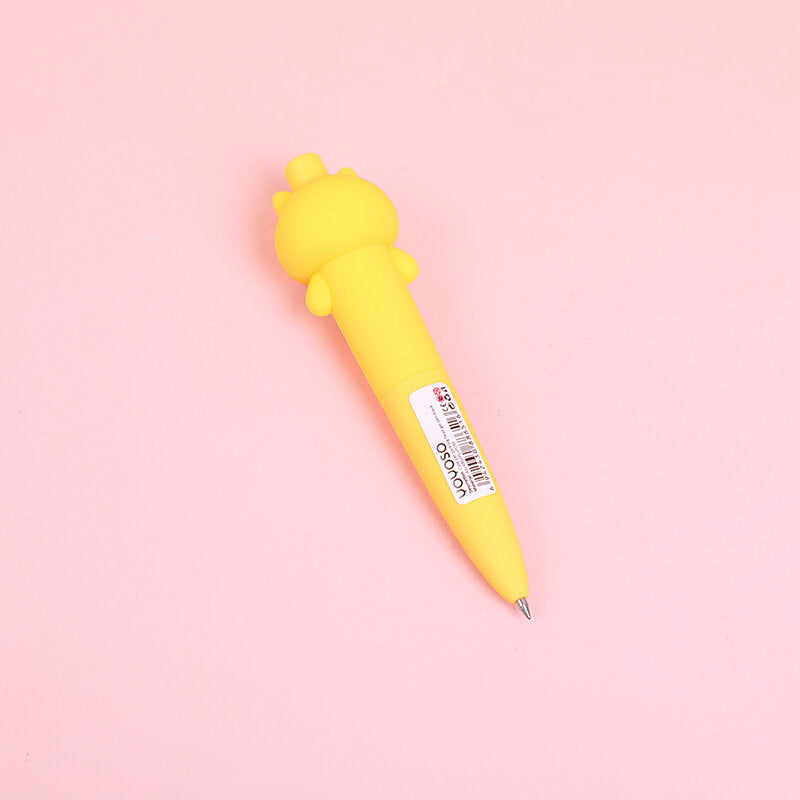 Penna gel con testa grande per parco per animali domestici - nera