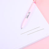 Penna gel impilabile stile B-artiglio di gatto portafortuna in cristallo