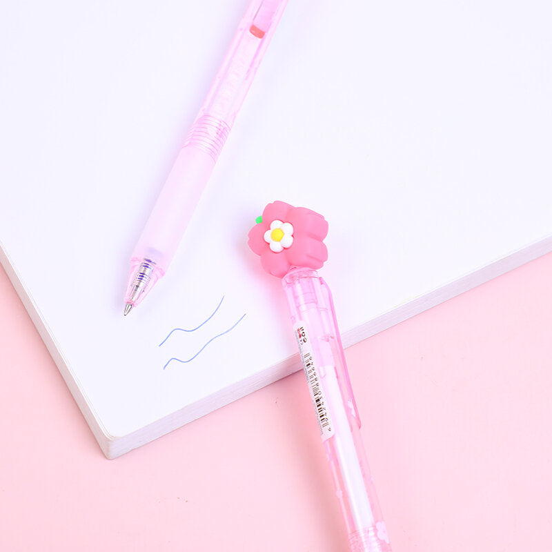 Penna gel cancellabile Sakura cat-blu