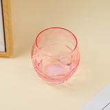 Tazza di vetro ananas-rosa