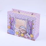 Borsa regalo con finestra orizzontale serie parco divertimenti-grande