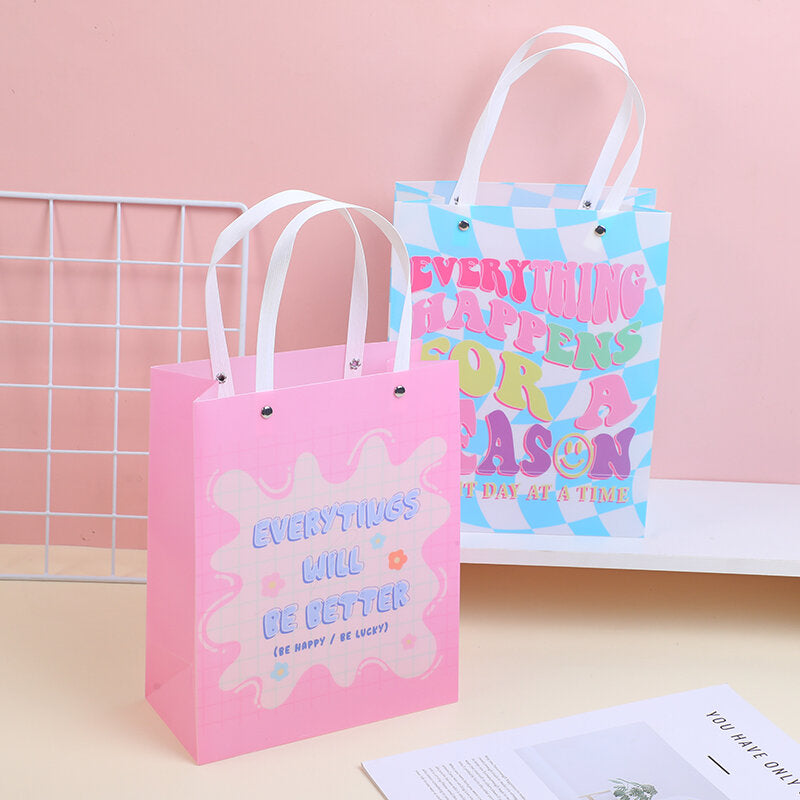 Borsa regalo in PP serie lettere inglesi, media