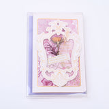 Biglietto d'auguri con copertina rigida "Vento sopra le cime degli alberi"-K4207