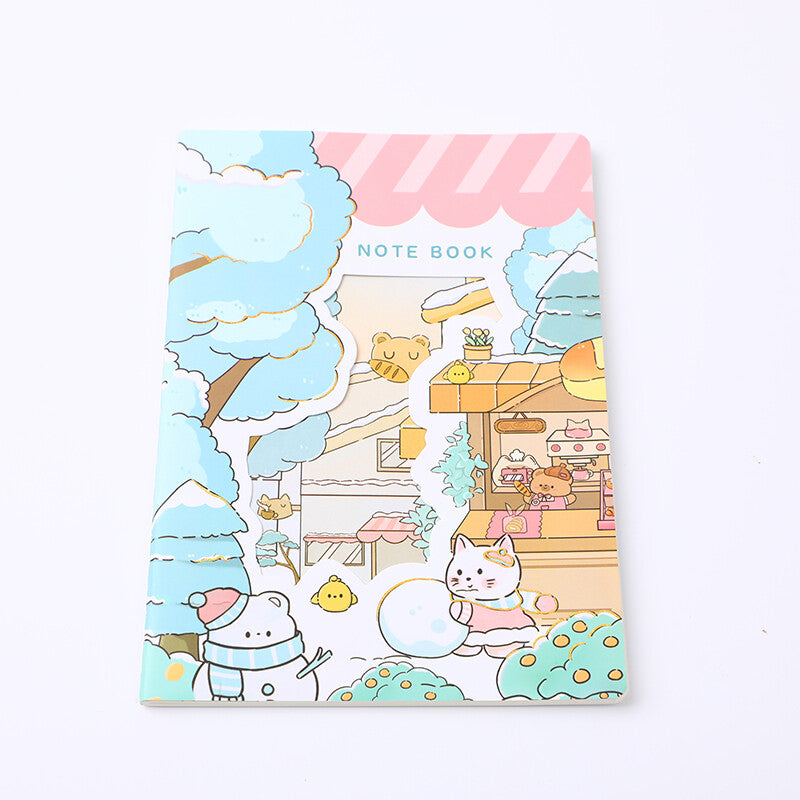 Quaderno di sutura Hollow Secret Land 32K C1601-pagine interne a righe orizzontali 20 fogli