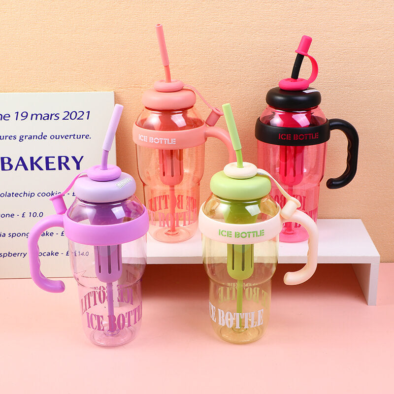 Bella borraccia di plastica di grande capacità - 1,3L