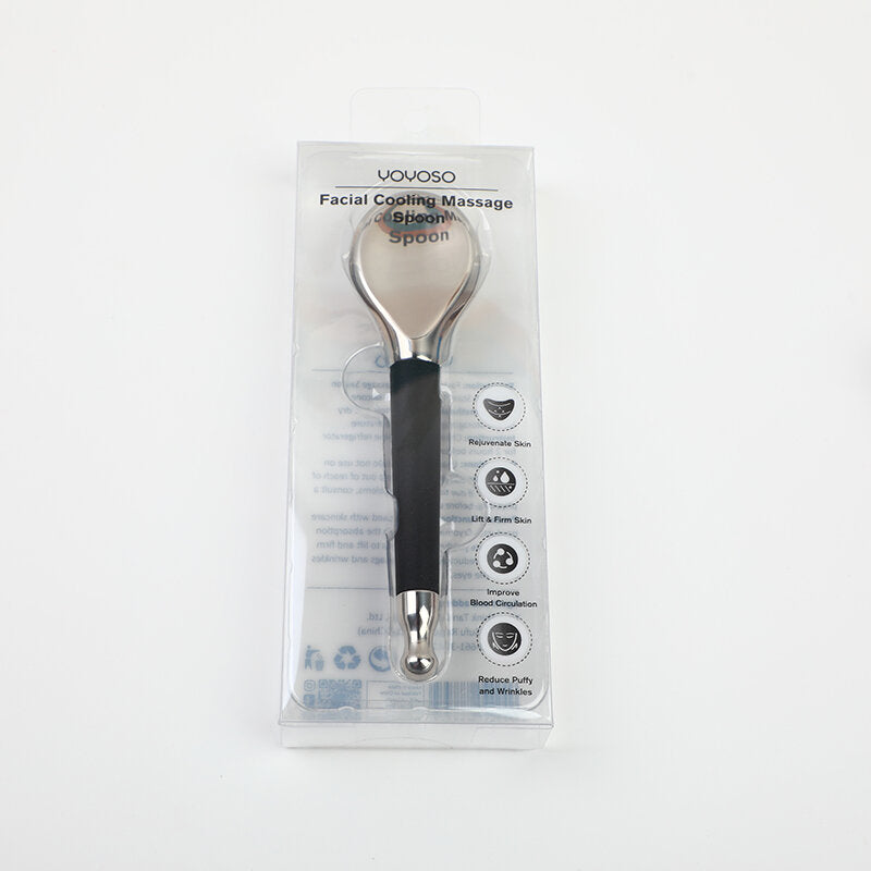Cucchiaio per massaggio con impacco freddo per il viso