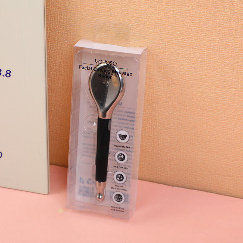 Cucchiaio per massaggio con impacco freddo per il viso