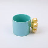 Tazza con manico a forma di fiore con luce perla-340ml