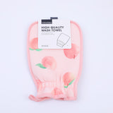 Asciugamano da bagno elegante color pesca