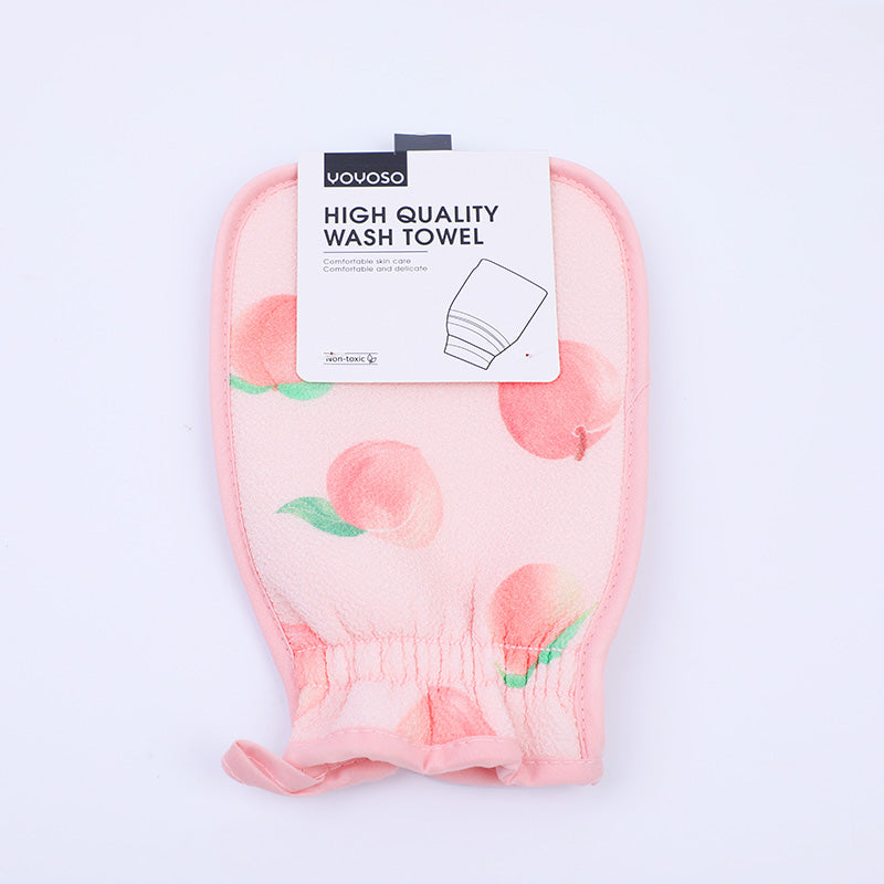 Asciugamano da bagno elegante color pesca