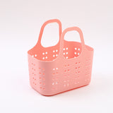 Foro rotondo in plastica blu portatile