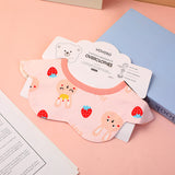 Bavaglino in cotone con motivo di animale carino