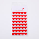 Adesivi a forma di cuore di pesca grande