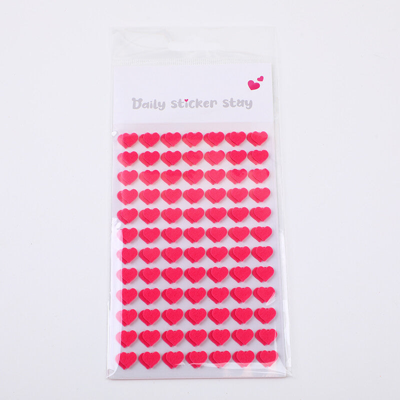 Adesivi a forma di cuore rosa