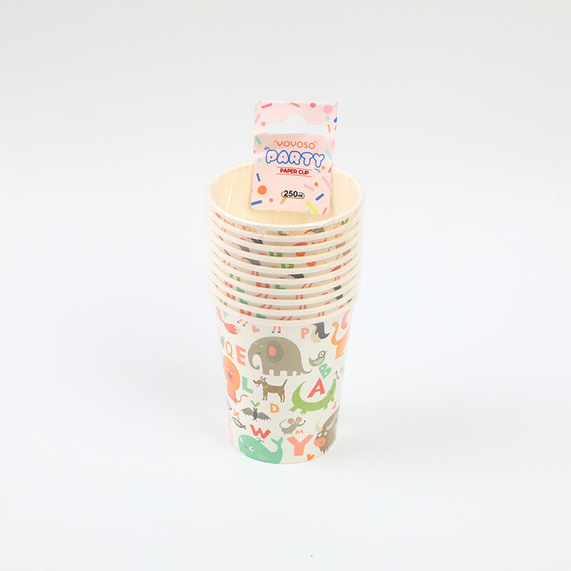 Bicchieri di carta Party Animal World Series*10 pezzi