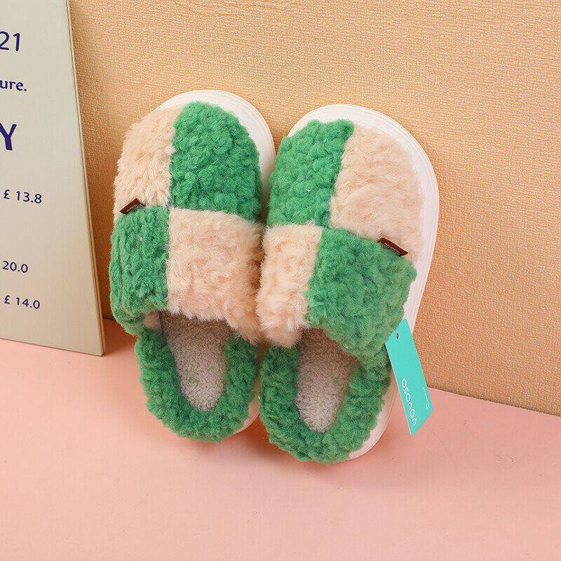 Semplice controllo sul campo coppia mop di cotone verde 36-37 iarde