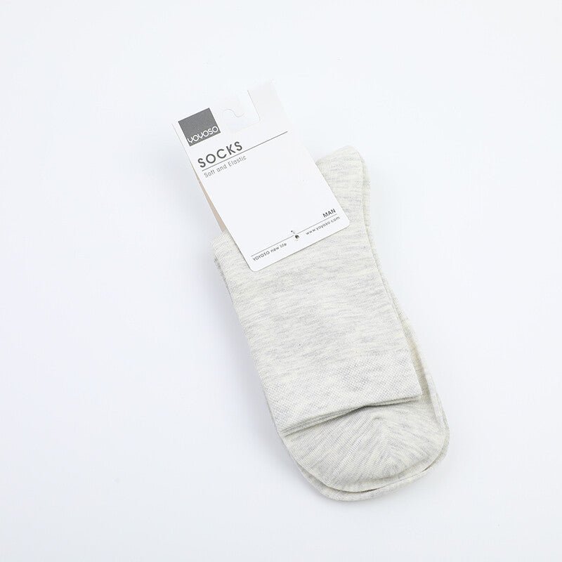 Calzini basic da uomo in cotone a metà polpaccio