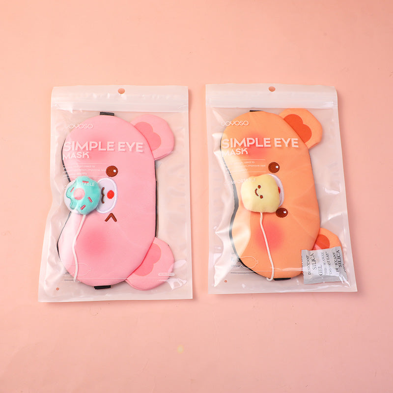Maschera per gli occhi con sacchetto di ghiaccio della serie Cookie Bear