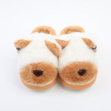 Pantofole per bambini a forma di cane di peluche 30-31