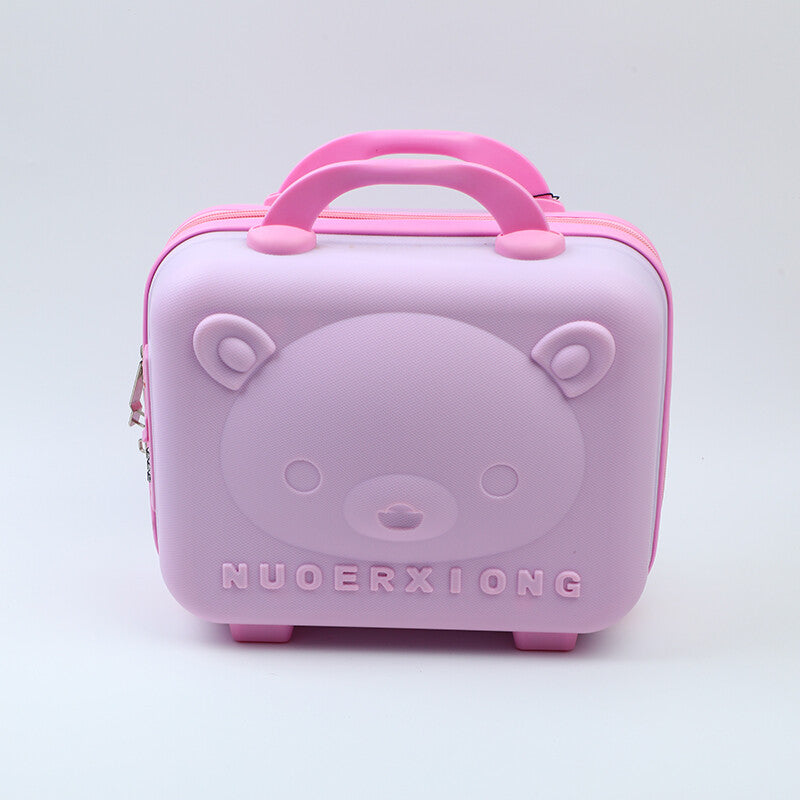 Orso piccolo bagaglio portatile-Rosa