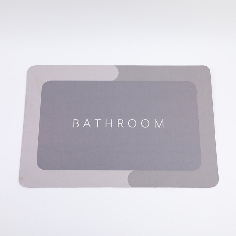 Tappetino diatomite semplice grigio