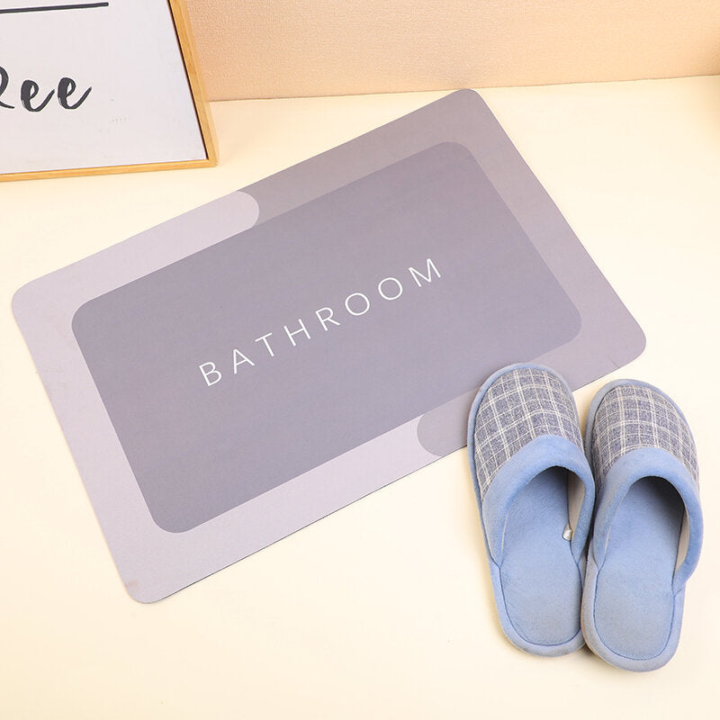 Tappetino diatomite semplice grigio