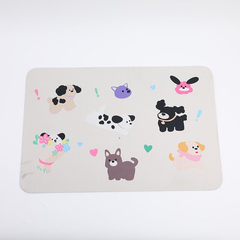 Tappetino diatomite con cartone animato di caramelle