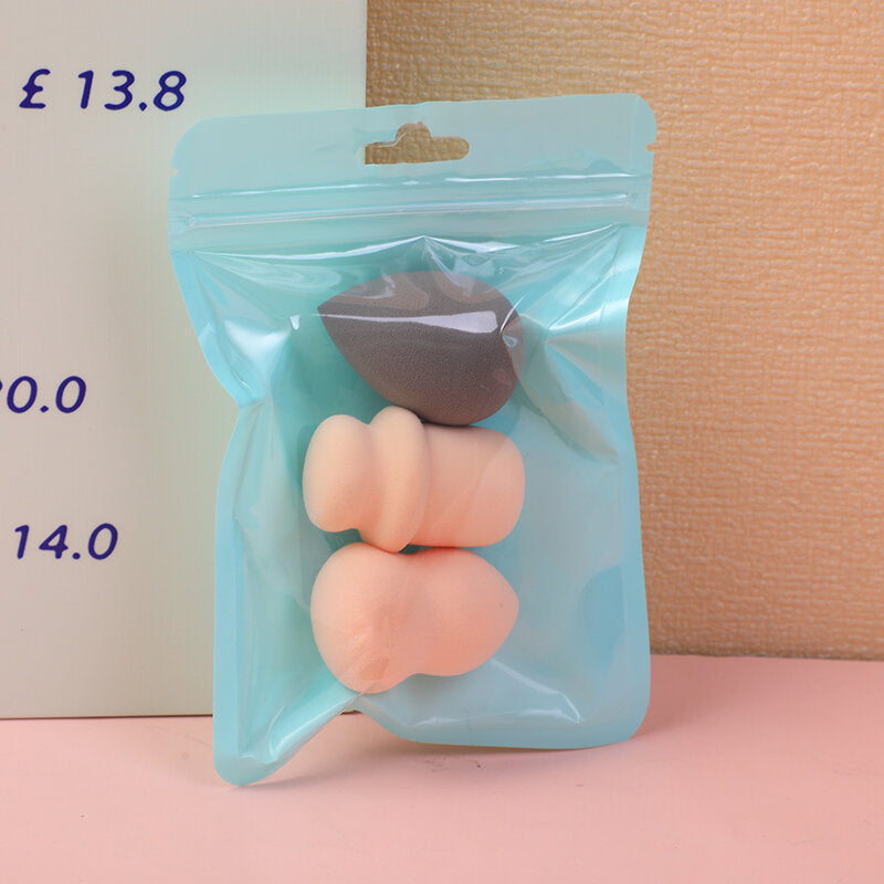 Spugna da bagno delicata e delicata sulla pelle, 3 pezzi