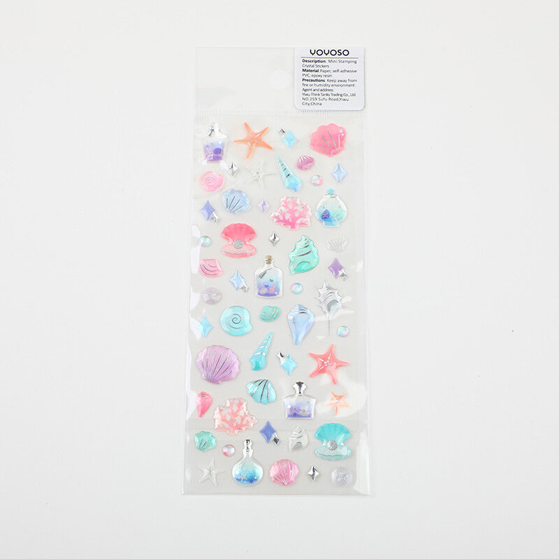 Mini adesivi in cristallo per timbratura
