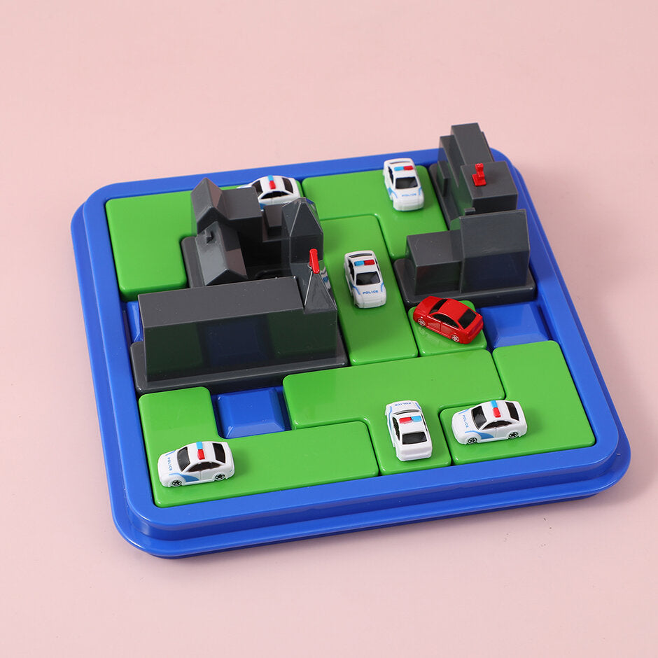 Giochi di QI - Blocchi da costruzione per la guerra della polizia contro i banditi