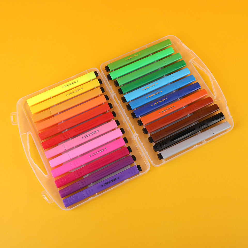 204 Penna di acquerello con asta a triangolo 24PCS