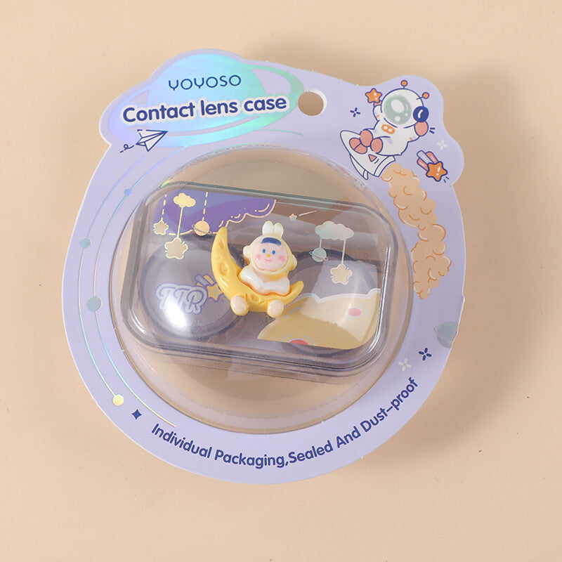 Astuccio simpatico per lenti a contatto della serie Space