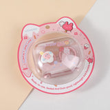 Astuccio simpatico per lenti a contatto della serie Creamy con flacone