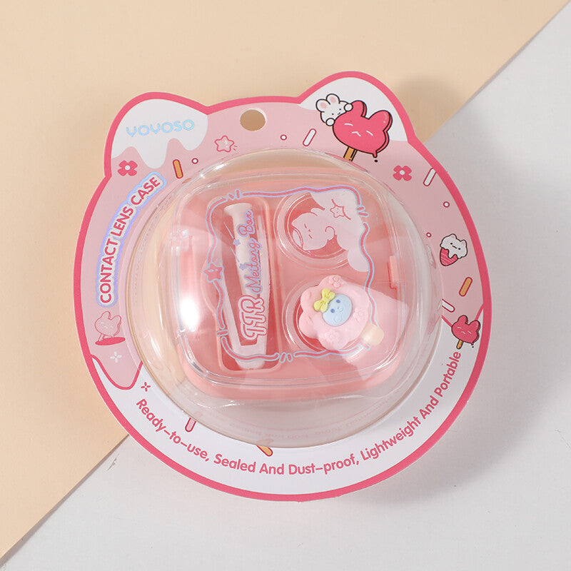 Astuccio simpatico per lenti a contatto della serie Creamy