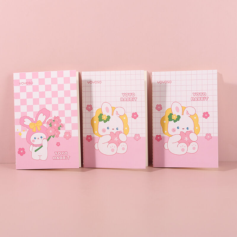 Sakura YOYO serie coniglio-quaderno A5 (3 confezioni)