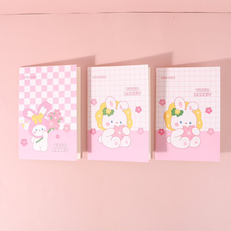 Sakura YOYO serie coniglio-quaderno A5 (3 confezioni)