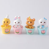 Sollevare simpatici animali domestici scuotendo la testa decorazione