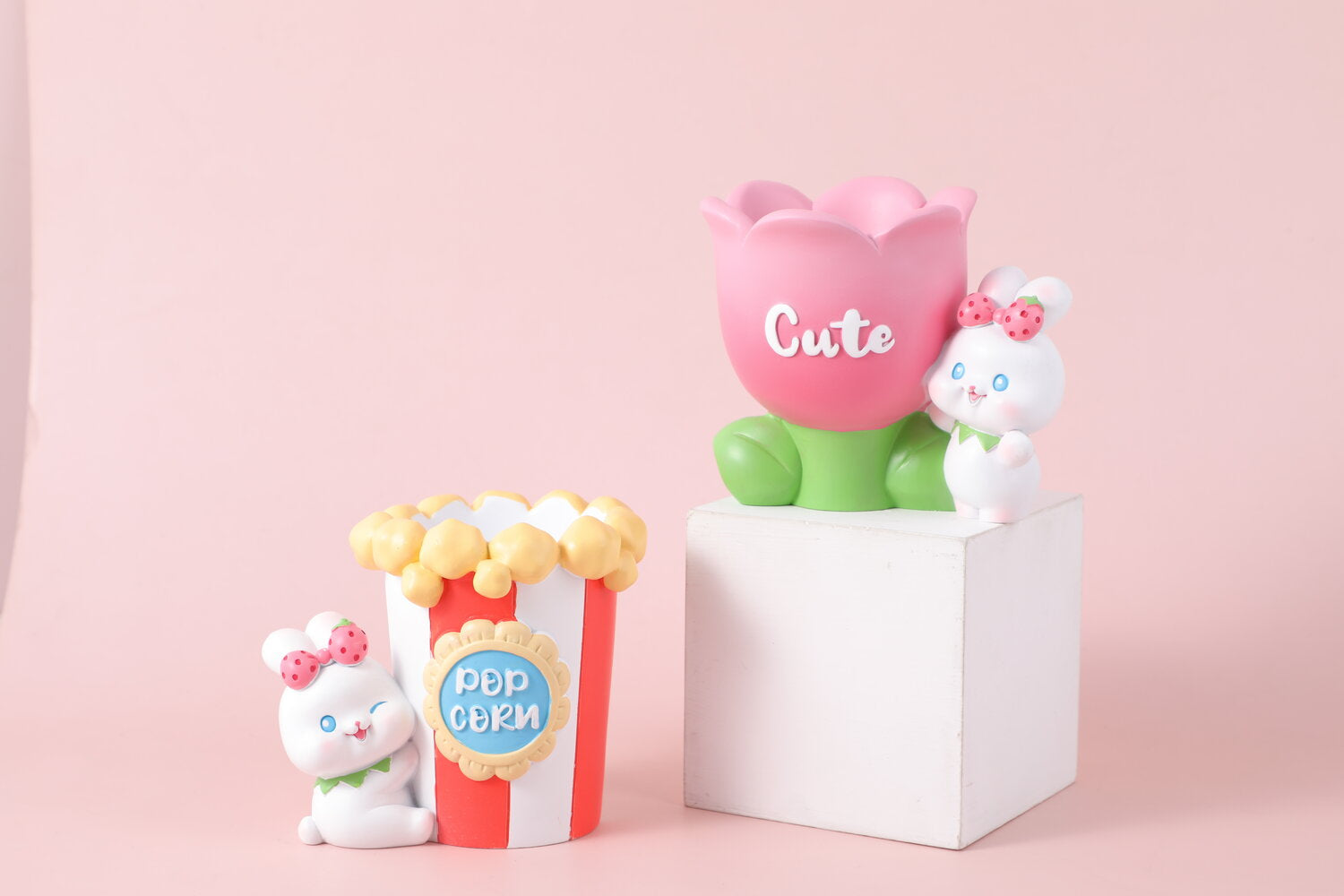 Sakura YOYO serie coniglio-fragola coniglio portapenne ornamento di stoccaggio