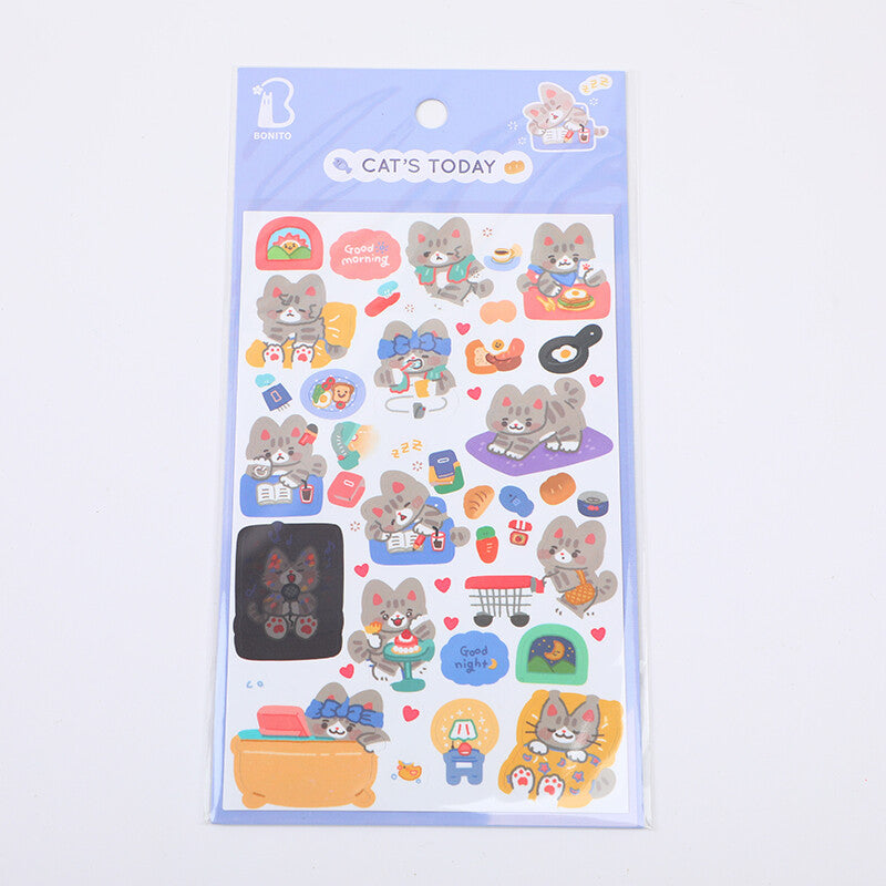 Adesivi per la giornata del gatto