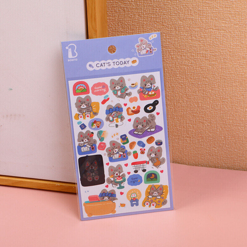 Adesivi per la giornata del gatto