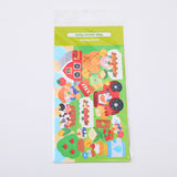 Adesivi pinguino contadino felice