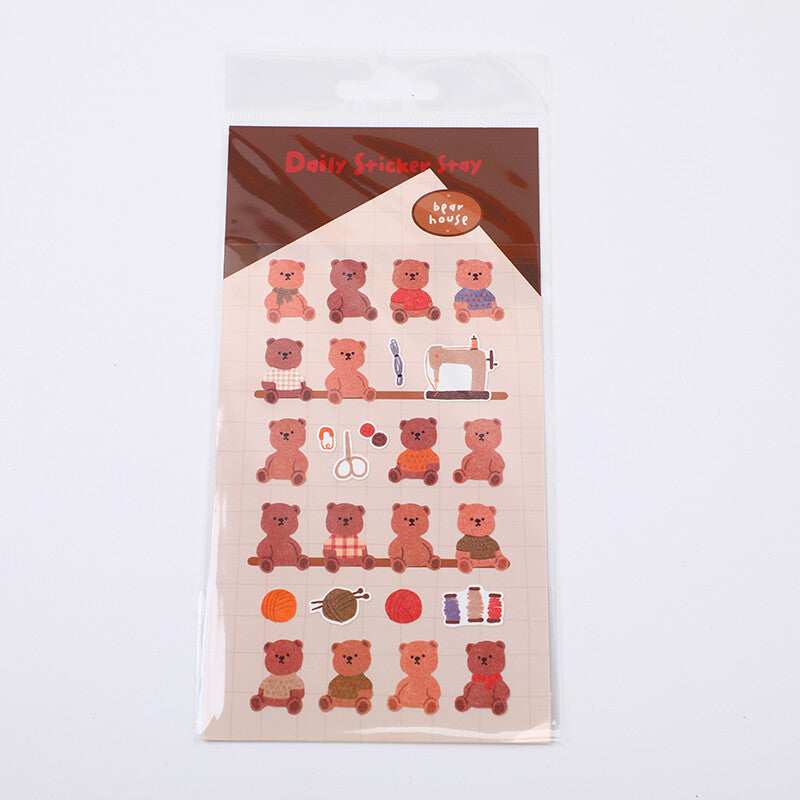 Adesivi per la casa dell'orso